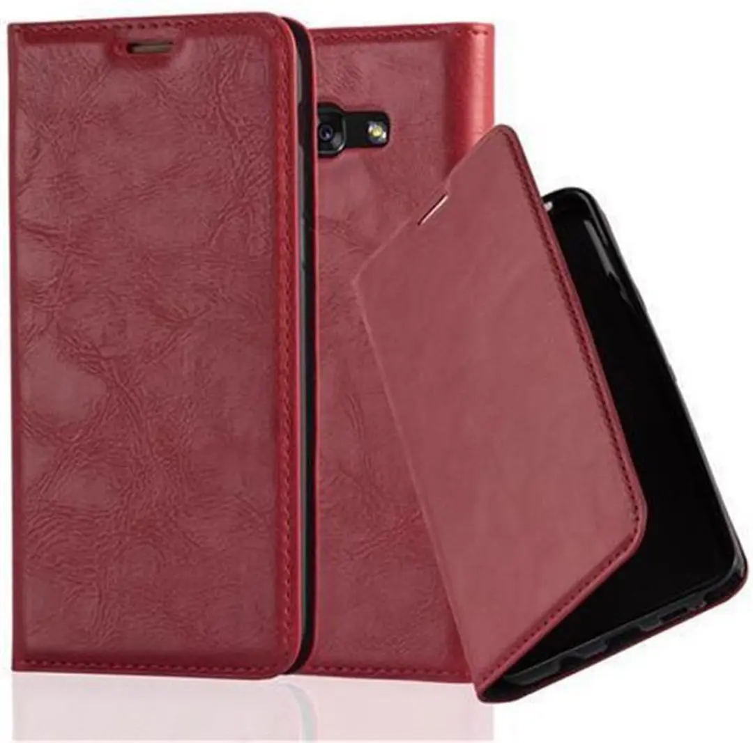 Cadorabo Hoesje geschikt voor Samsung Galaxy A3 2017 in APPEL ROOD