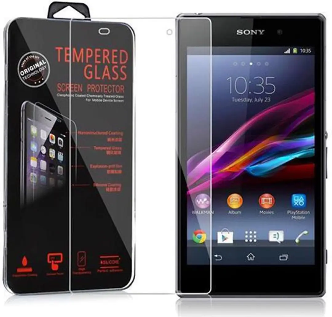 Cadorabo Screenprotector geschikt voor Sony Xperia Z1