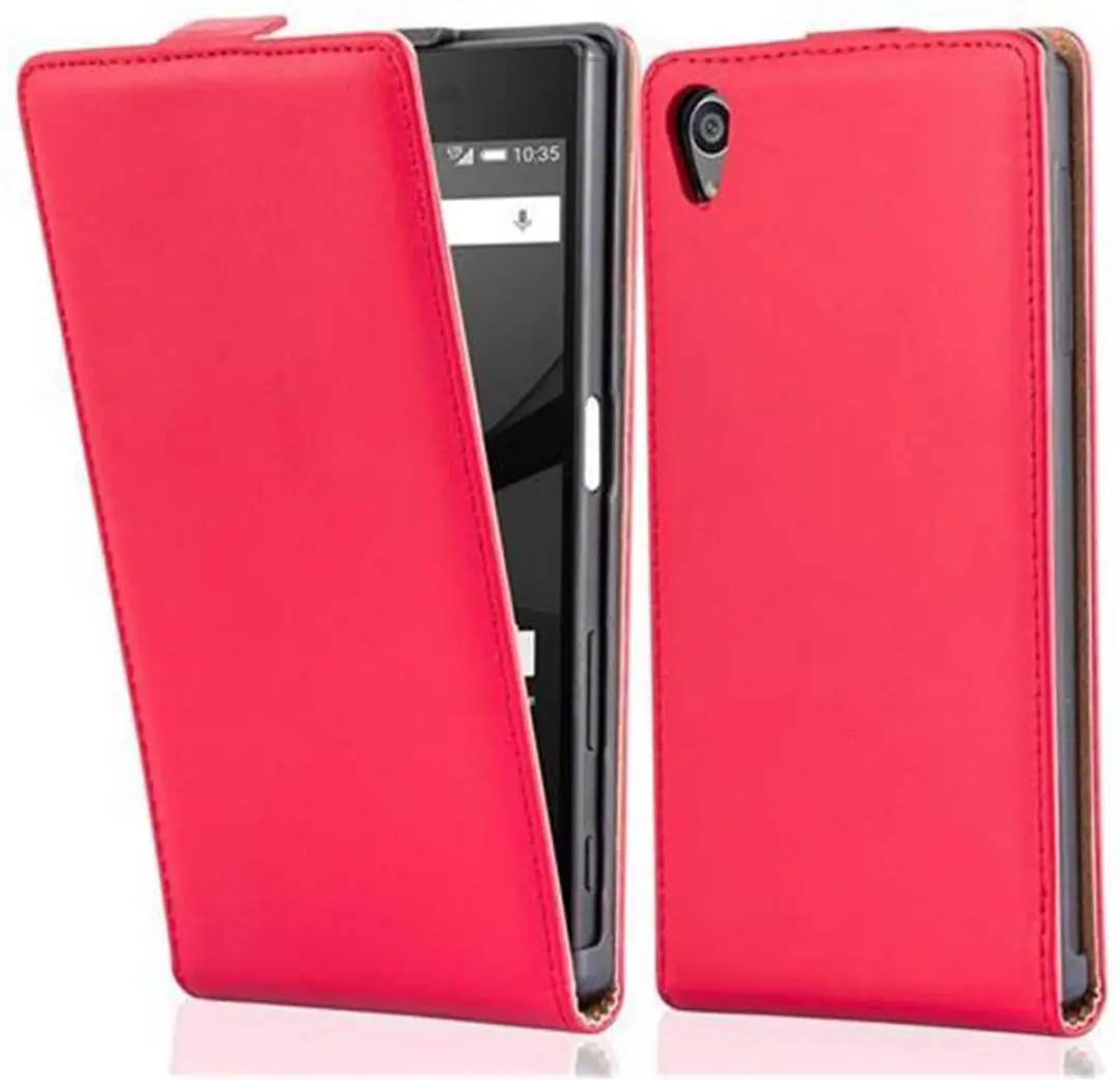 Cadorabo Hoesje geschikt voor Sony Xperia Z5 in CHILI ROOD