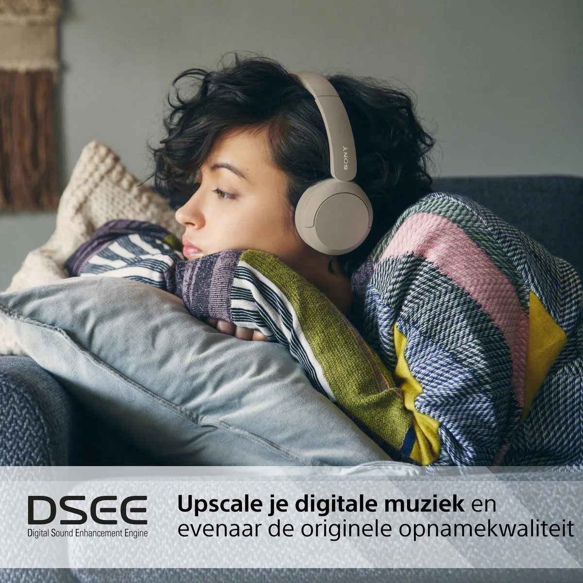 Sony WH-CH520 Draadloze On-Ear Koptelefoon - Beige - afbeelding 6 van 6