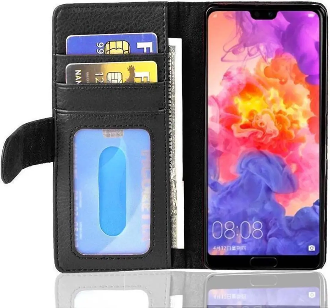 Cadorabo Hoesje geschikt voor Huawei P20 in ZWARTE OXIDE