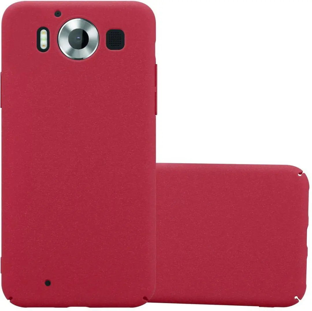 Cadorabo Hoesje geschikt voor Nokia Lumia 950 in FROSTY ROOD