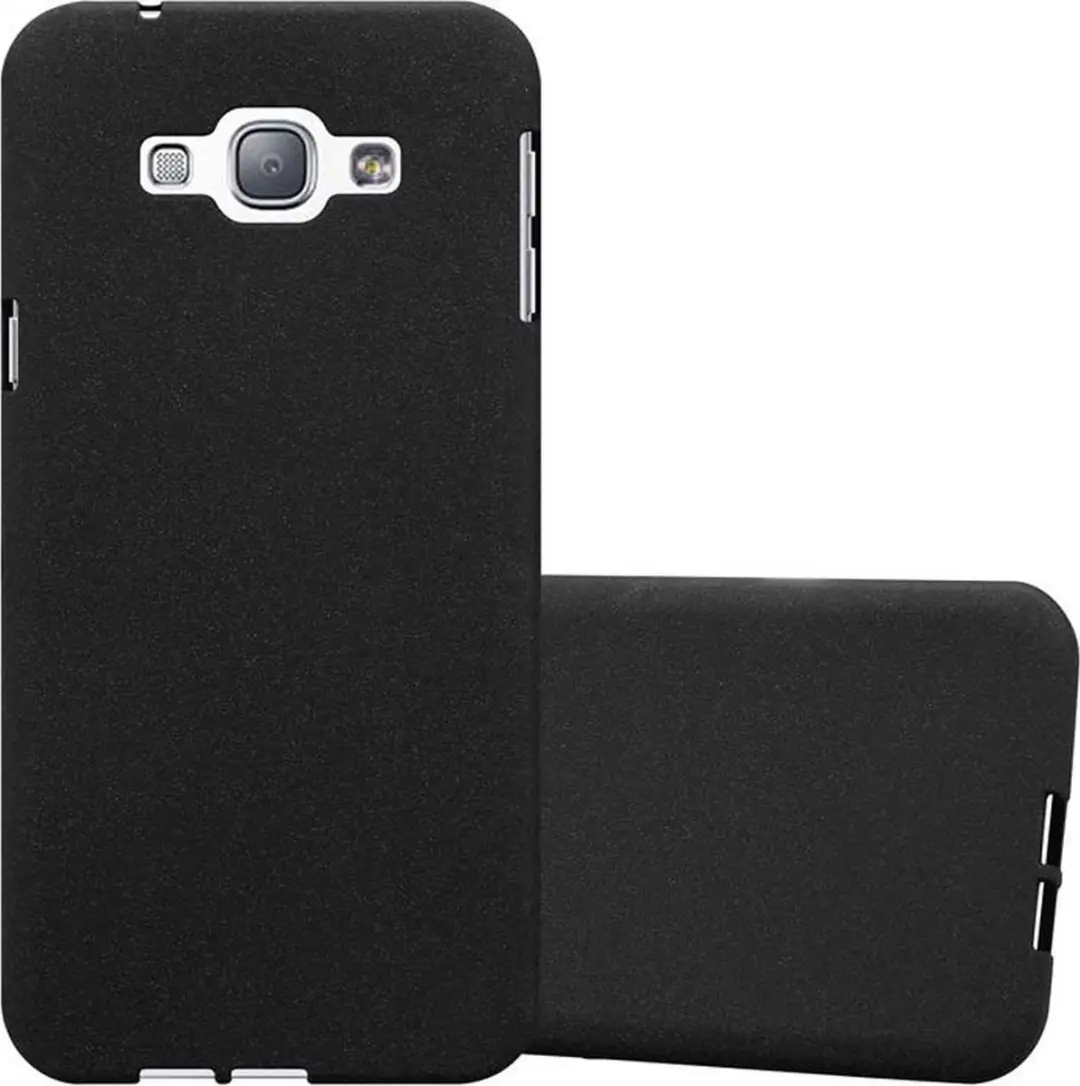 Cadorabo Hoesje geschikt voor Samsung Galaxy A8 2015 in FROST ZWART