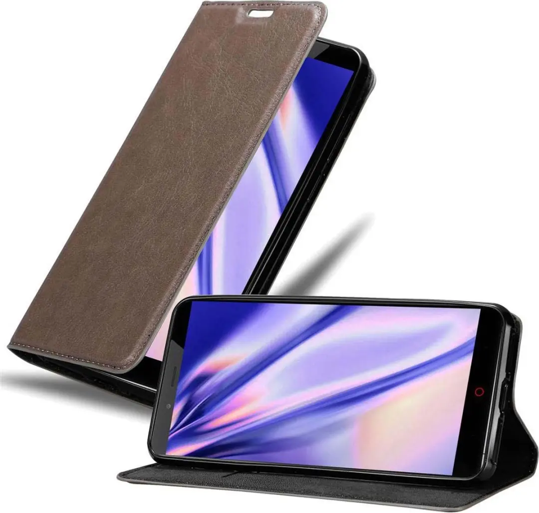 Cadorabo Hoesje geschikt voor ZTE Nubia Z11 MAX in KOFFIE BRUIN