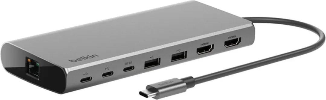Belkin INC015BTSGY-CZ USB-C Dual Display Hub