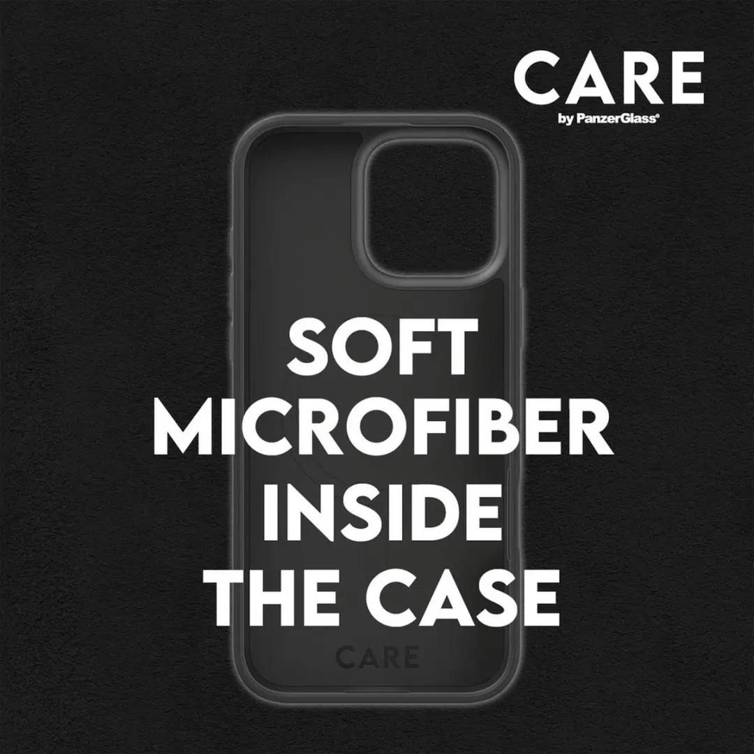 PanzerGlass CARE Fashionable Case MagSafe iPhone 16 Pro Max - Zwart - afbeelding 6 van 6