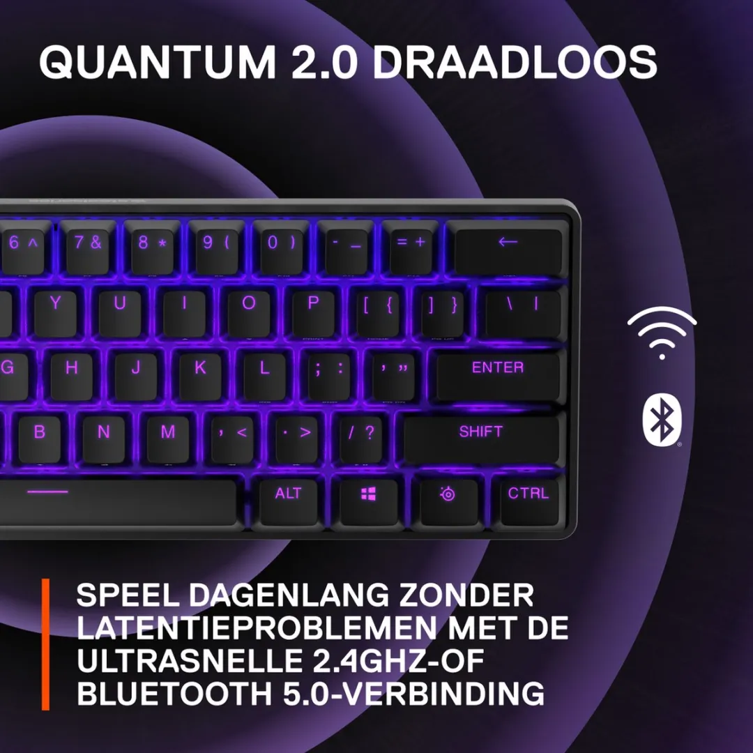 SteelSeries Apex Pro Mini - Draadloos Gaming Toetsenbord - US Qwerty Layout