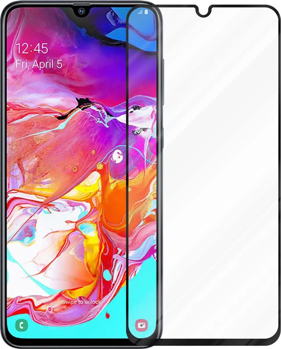 Cadorabo Volledig scherm pantserfolie geschikt voor Samsung Galaxy A70 / A70s in