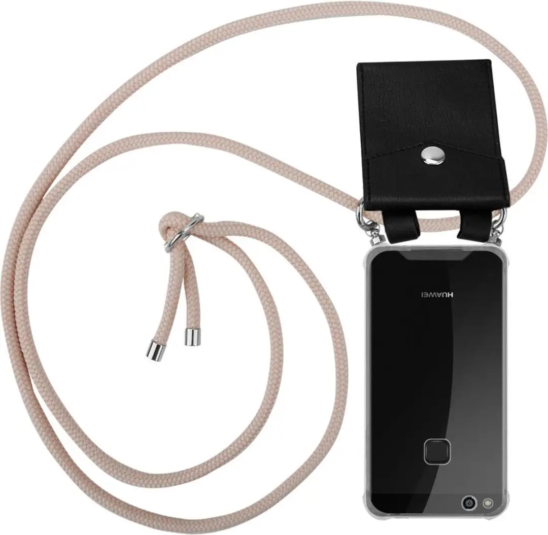 Cadorabo Hoesje geschikt voor Huawei P10 LITE in PEARLY ROSE GOUD