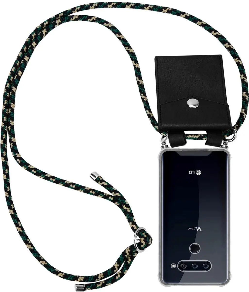 Cadorabo Hoesje geschikt voor LG V40 in CAMOUFLAGE