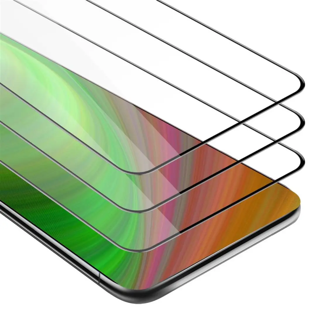 Cadorabo 3x Screenprotector geschikt voor Lenovo Z5 PRO Volledig scherm pantserf