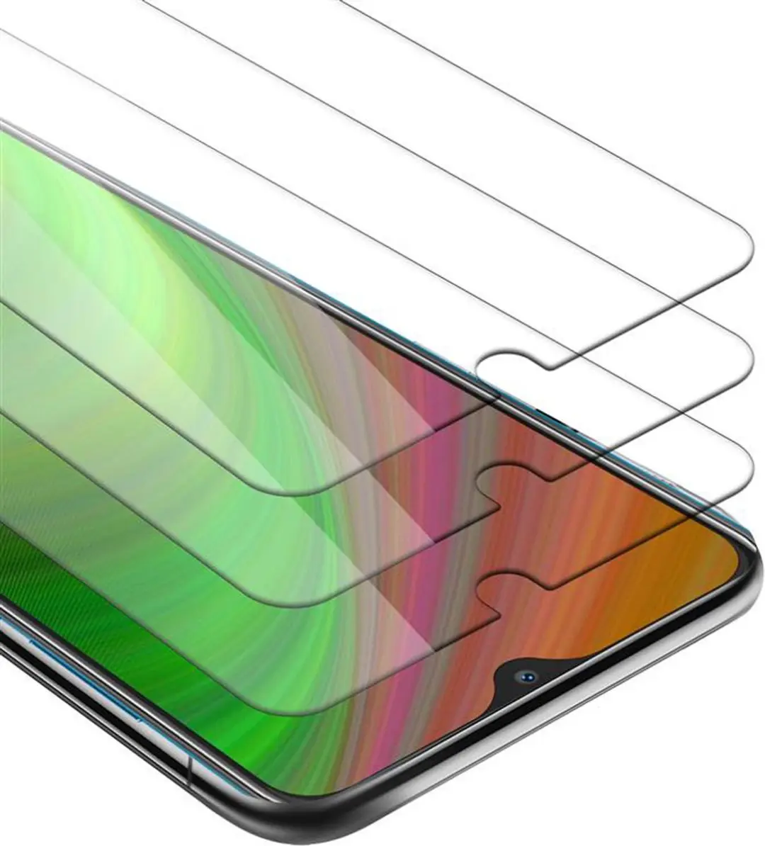 Cadorabo 3x Screenprotector geschikt voor Alcatel 1S 2020