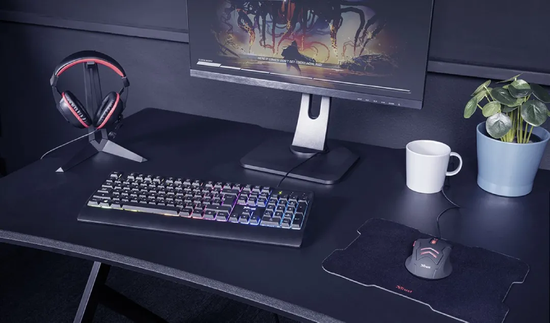 Trust Ziva 24236 Gaming Toetsenbord & Muis Set - Zwart