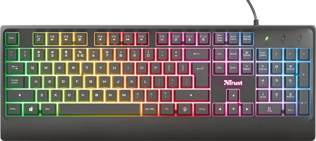 Trust Ziva 24236 Gaming Toetsenbord & Muis Set - Zwart