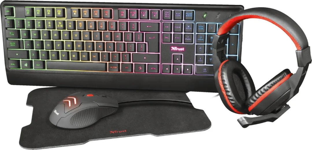 Trust Ziva 24236 Gaming Toetsenbord & Muis Set