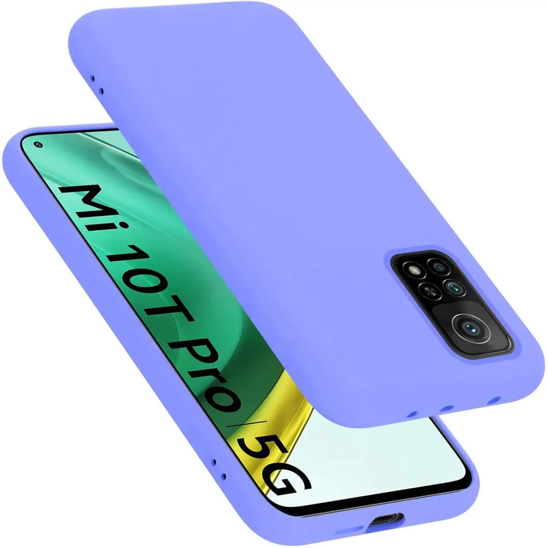 Cadorabo Hoesje geschikt voor Xiaomi Mi 10T / Mi 10T PRO in LIQUID LICHT PAARS