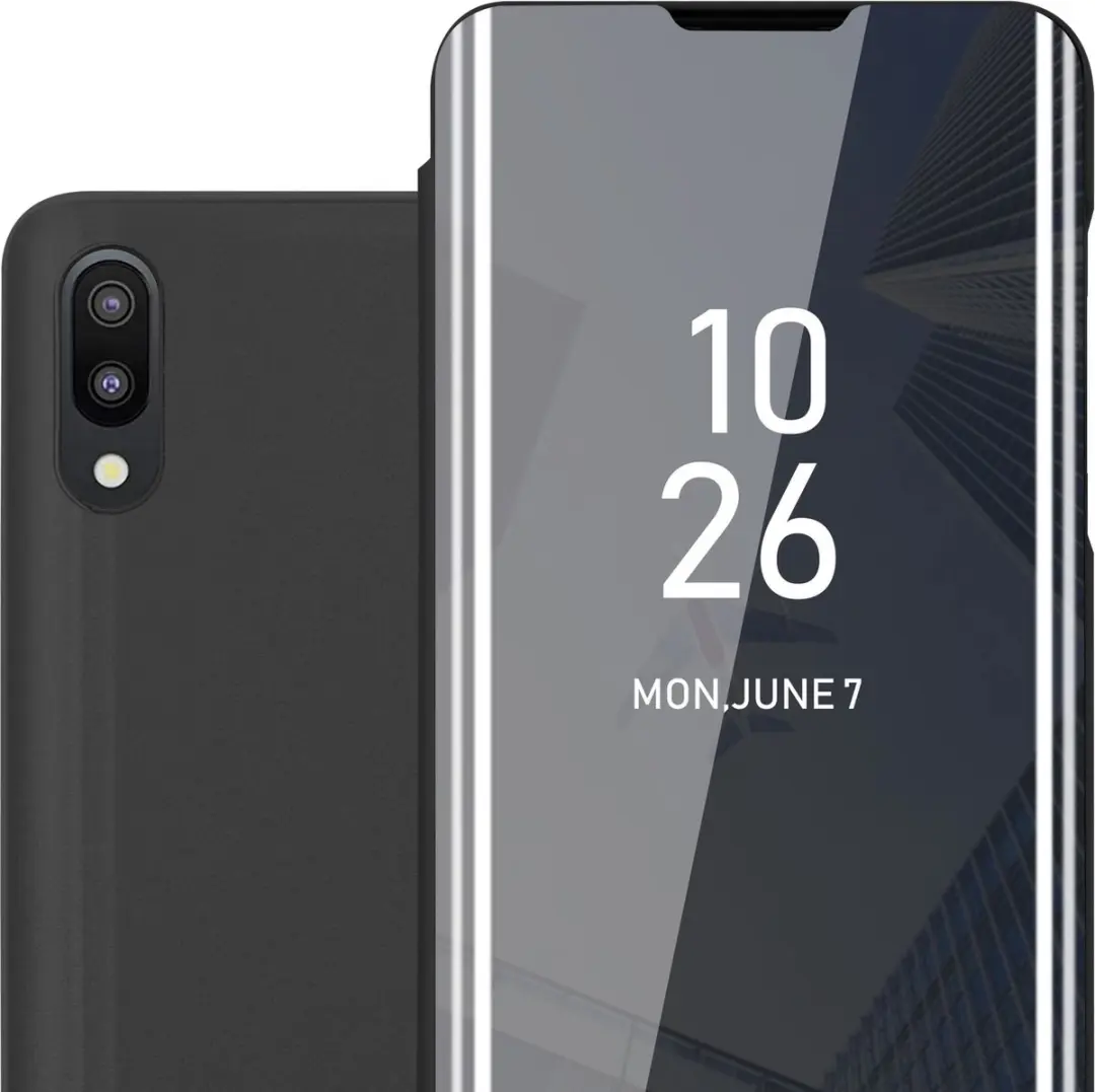 Cadorabo Hoesje geschikt voor Samsung Galaxy A10 / M10 in TOERMALIJN ZWART