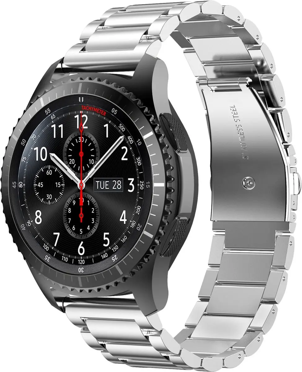 Cadorabo Roestvrij stalen Bandje 20mm geschikt voor Samsung Galaxy Watch 42mm /