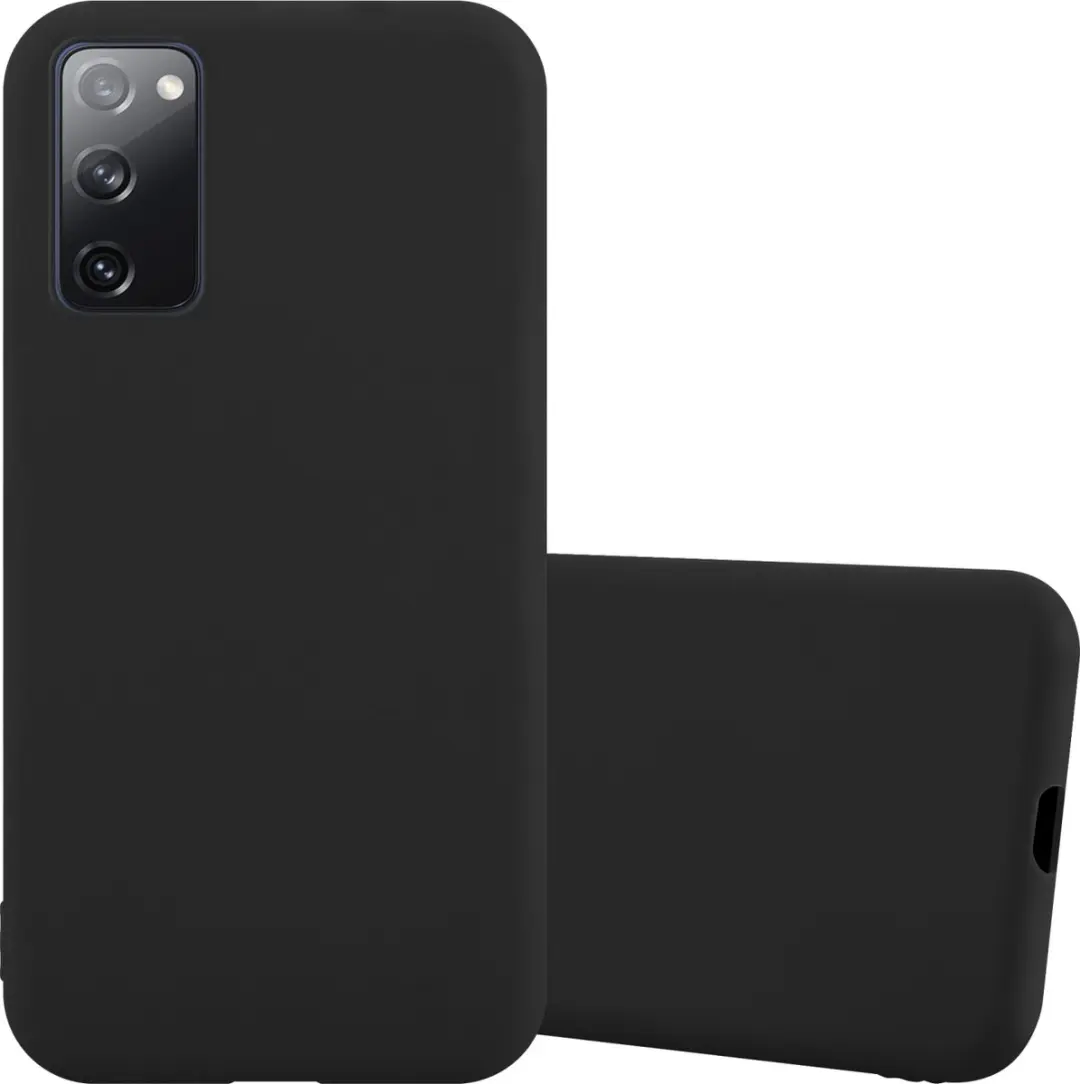 Cadorabo Hoesje geschikt voor Samsung Galaxy S20 FE in CANDY ZWART