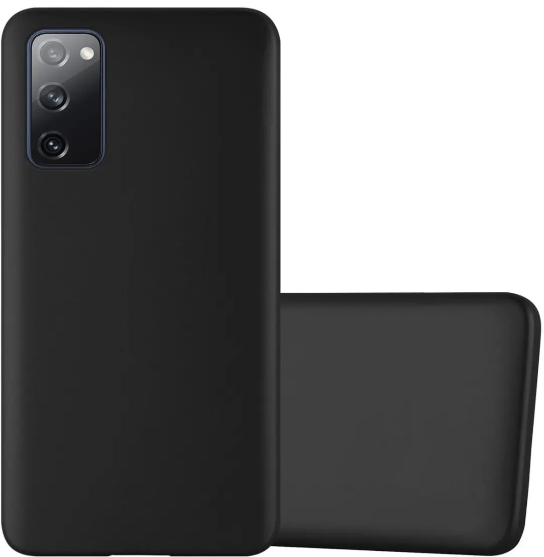 Cadorabo Hoesje geschikt voor Samsung Galaxy S20 FE in METALLIC ZWART