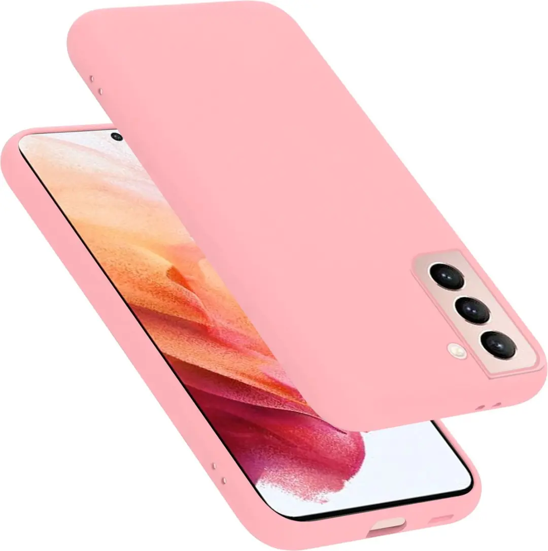 Cadorabo Hoesje geschikt voor Samsung Galaxy S22 in LIQUID ROZE