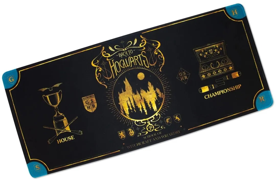 Harry Potter Back To Hogwarts Muismat - Zwart/Goud
