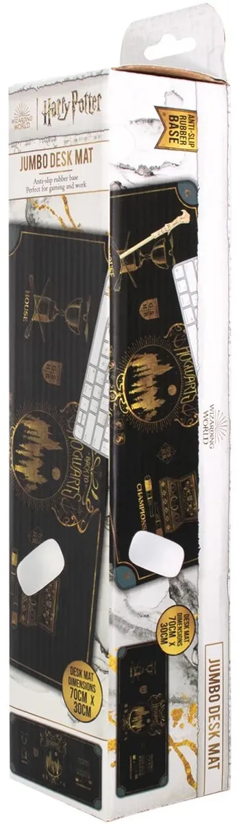 Harry Potter Back To Hogwarts Muismat - Zwart/Goud