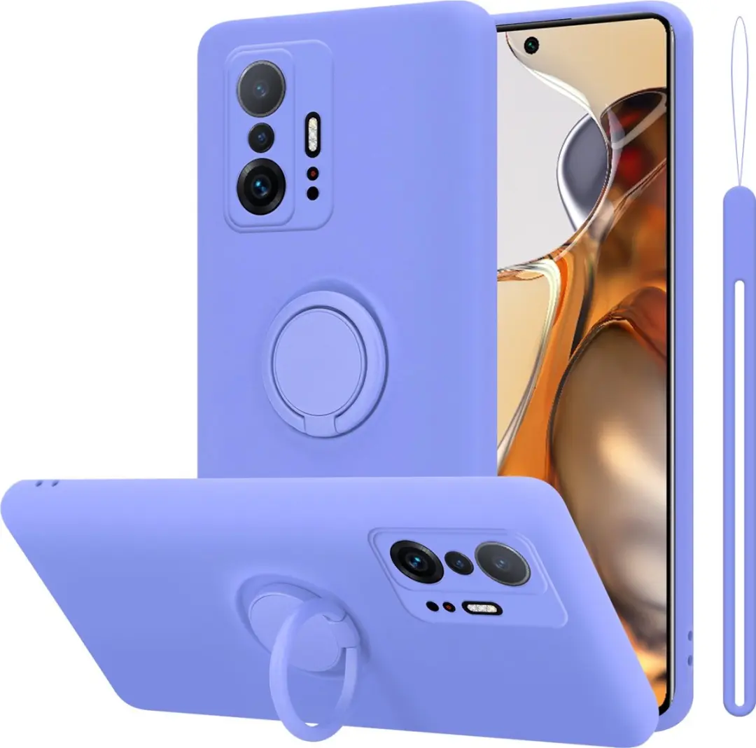 Cadorabo Hoesje geschikt voor Xiaomi 11T / 11T PRO in LIQUID LICHT PAARS