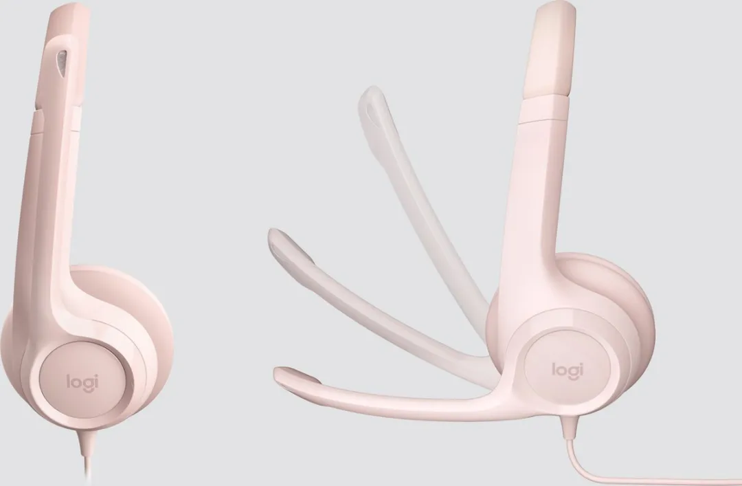 Logitech H390 USB Headset - Roze - afbeelding 6 van 6
