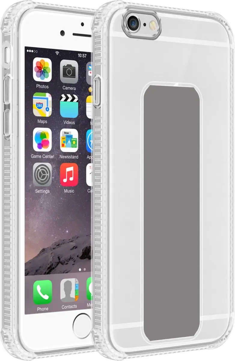Cadorabo Hoesje geschikt voor Apple iPhone 6 PLUS / 6S PLUS in GRIJS