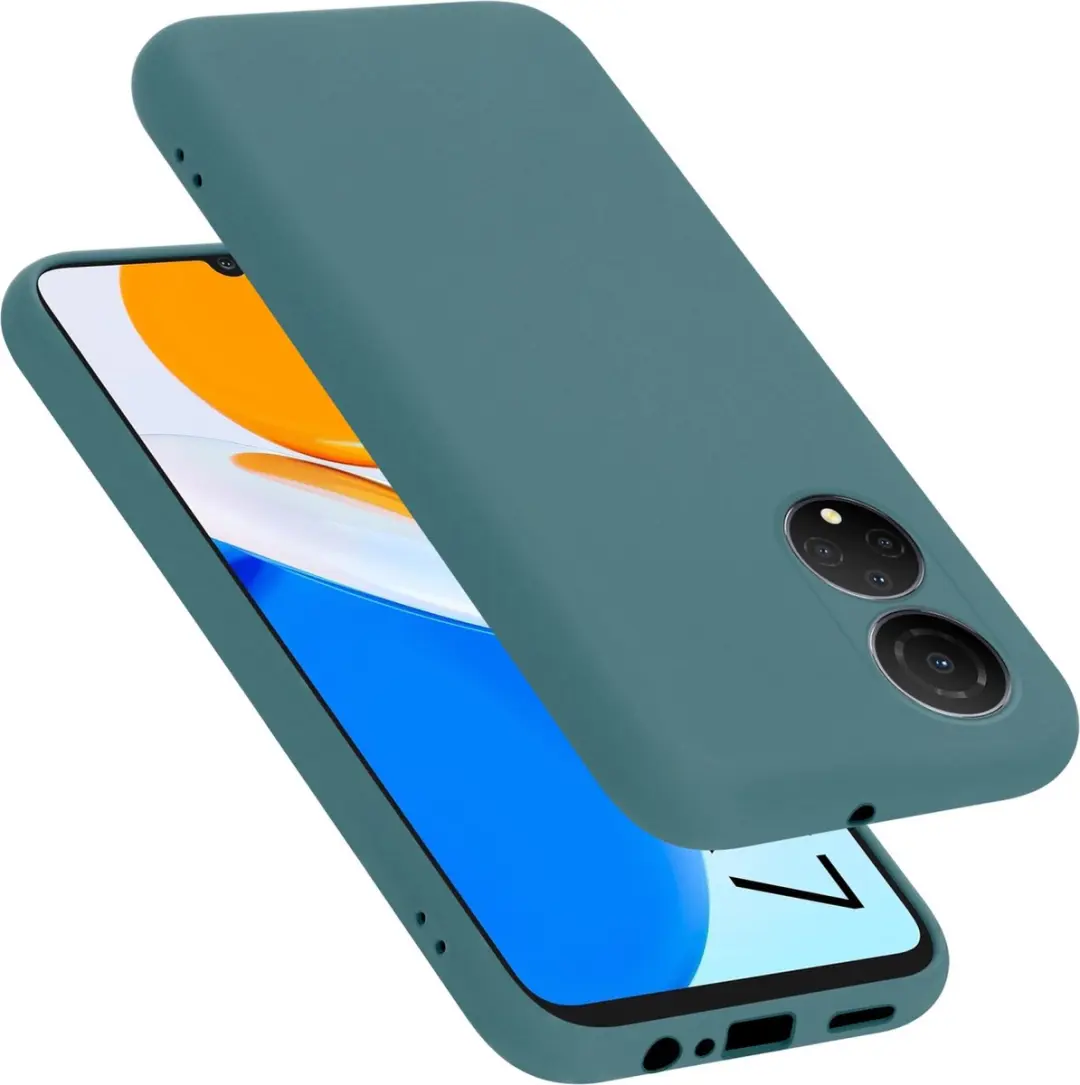Cadorabo Hoesje geschikt voor Honor X7 in LIQUID GROEN