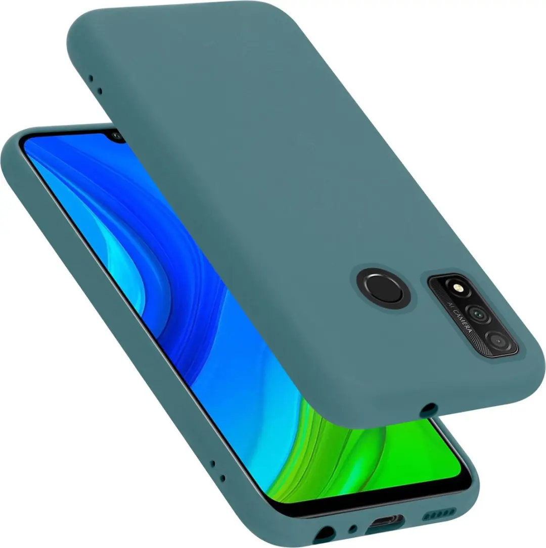 Cadorabo Hoesje geschikt voor Huawei P SMART 2020 in LIQUID GROEN