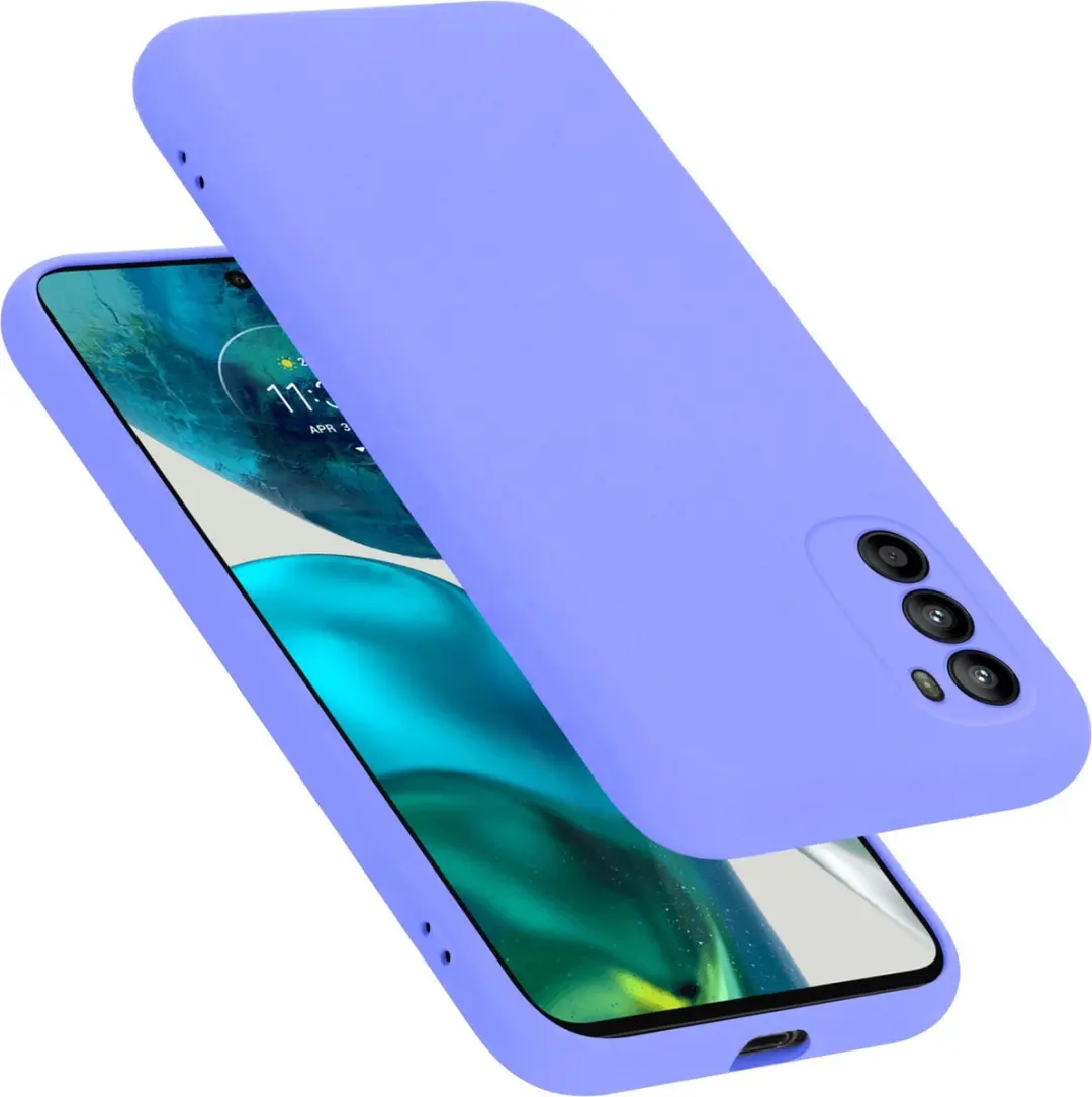 Cadorabo Hoesje geschikt voor Motorola MOTO G52 4G / G82 5G in LIQUID LICHT PAAR