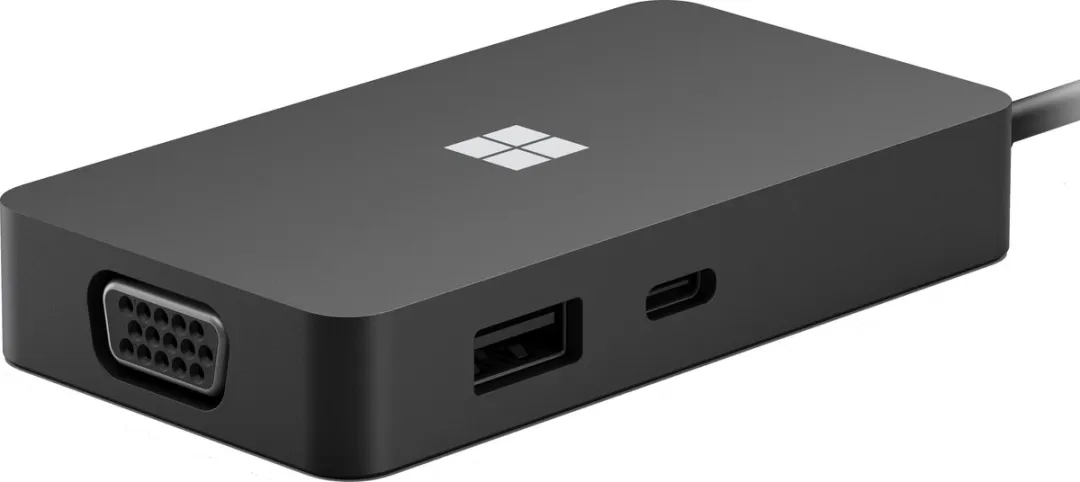 Microsoft Surface USB-C Travel Hub 1E4-00002 - Docking Station - Zwart