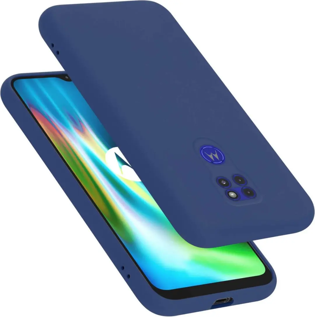 Cadorabo Hoesje geschikt voor Motorola MOTO G9 PLAY in LIQUID BLAUW
