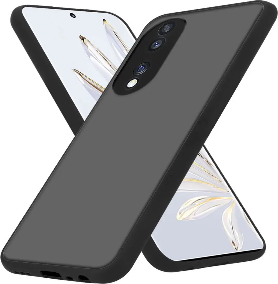 Cadorabo Hoesje geschikt voor Honor 70 in MATT ZWART