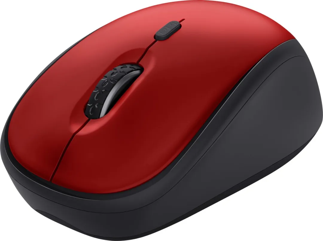 Trust Yvi+ 24550 Draadloze Muis - Rood - afbeelding 6 van 6