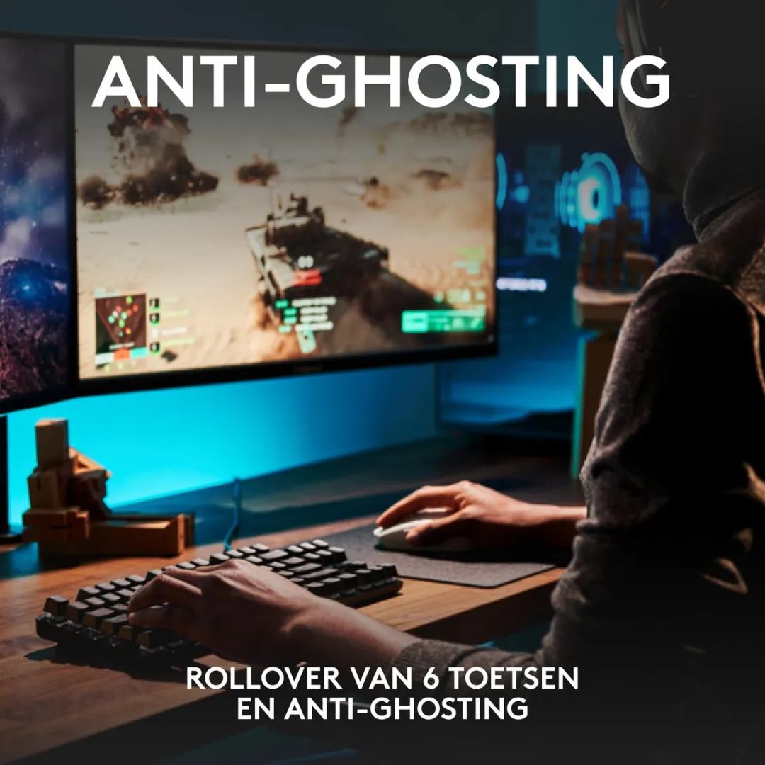 Logitech G G413 SE Mechanisch Gaming Toetsenbord - Zwart - afbeelding 6 van 6