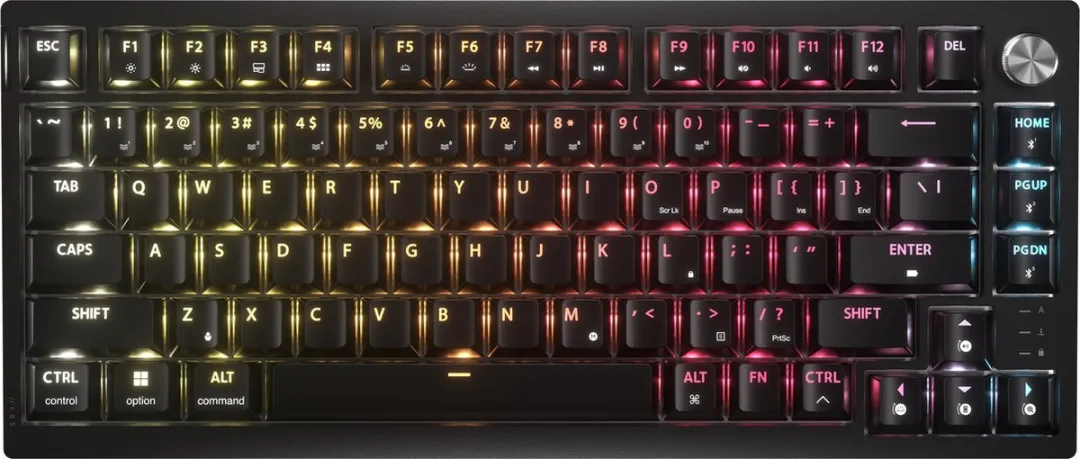 Corsair K65 Plus Wireless CH-91D441F-NA Toetsenbord - RGB - US QWERTY - Zwart