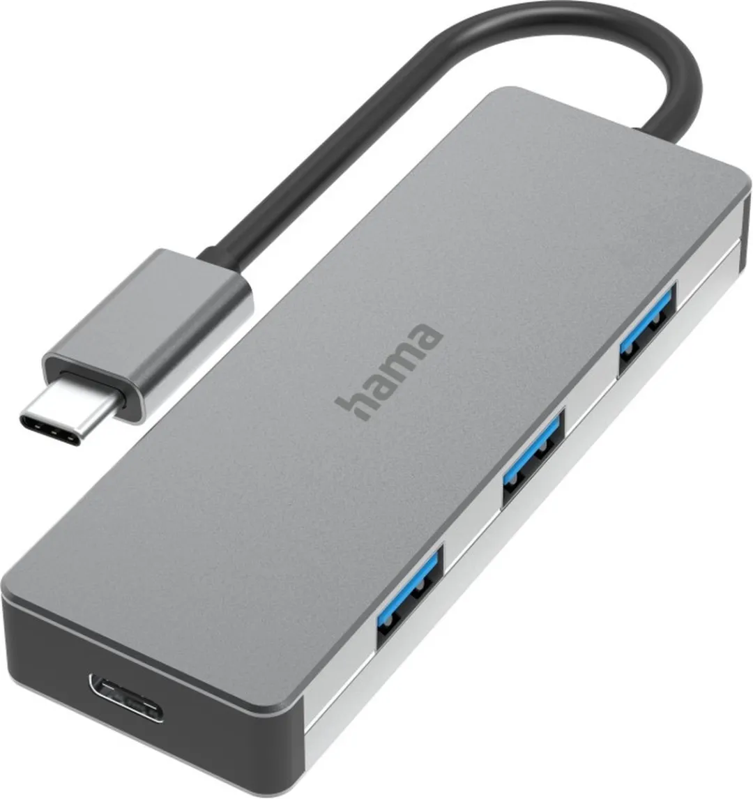 Hama 00200105 USB-C Hub 4 Poorten