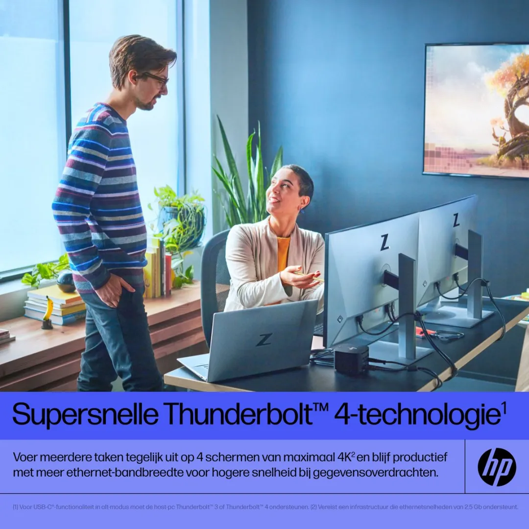 HP Thunderbolt Dock 120W 4J0A2ET#ABB - Zwart