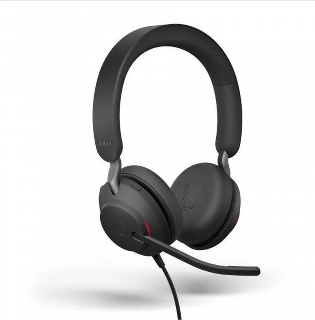 Jabra Evolve2 40 USB-A UC Headset - Zwart