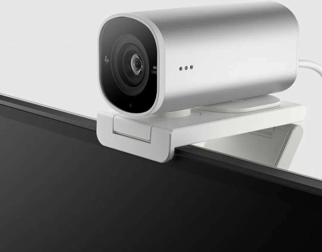 HP 960 4K Streaming Webcam 695J6AA#ABB - Zilver - afbeelding 6 van 6
