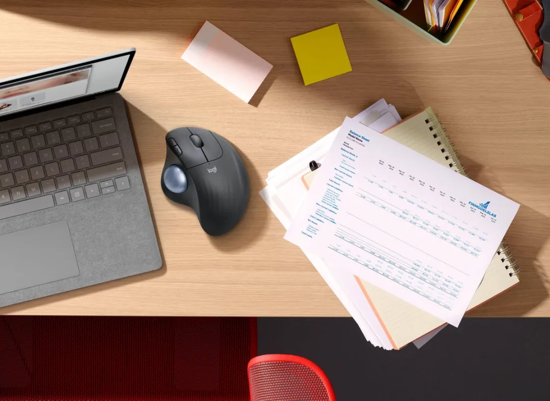Logitech Ergo M575 Draadloze Trackballmuis - Grafiet - afbeelding 6 van 6