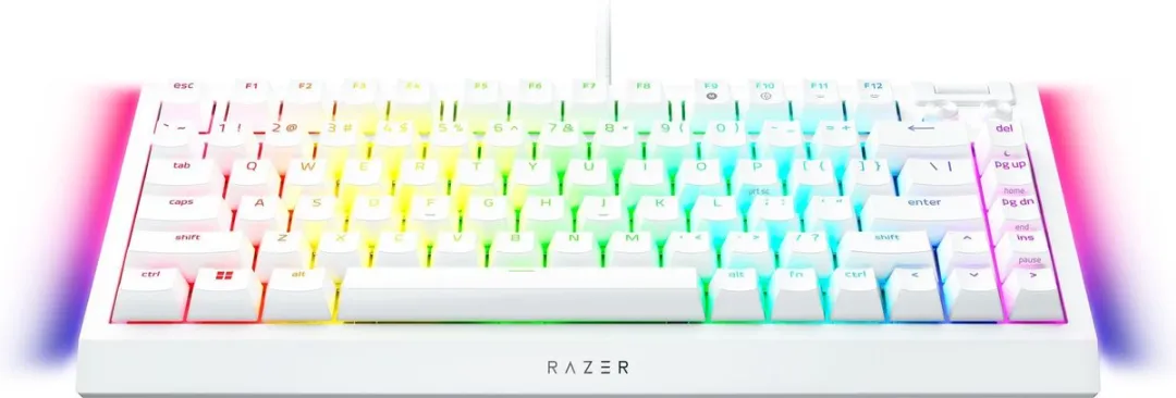 Razer BlackWidow V4 75% Mechanisch Gaming Toetsenbord RZ03-05001700-R3M1 - Wit