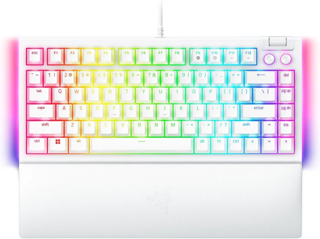 Razer BlackWidow V4 75% Mechanisch Gaming Toetsenbord RZ03-05001700-R3M1 - Wit