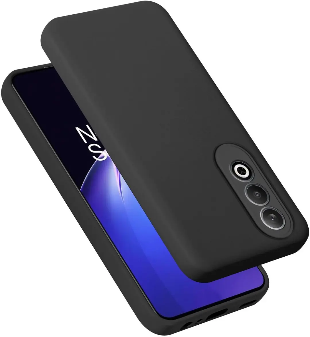 Cadorabo Hoesje geschikt voor OnePlus CE4 in LIQUID ZWART