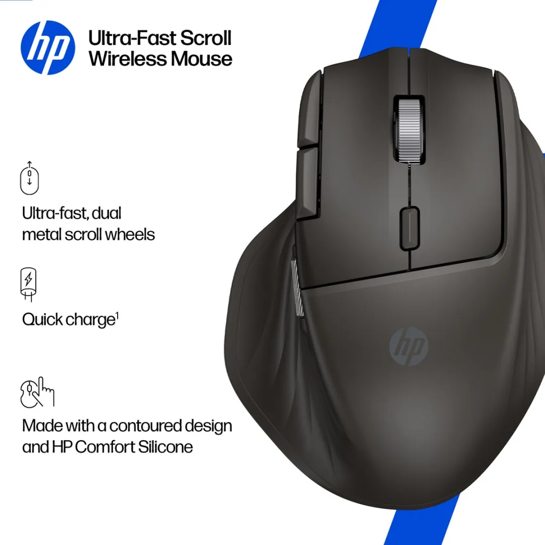 HP Ultra-Fast-Scroll 780M Draadloze Muis - Zwart