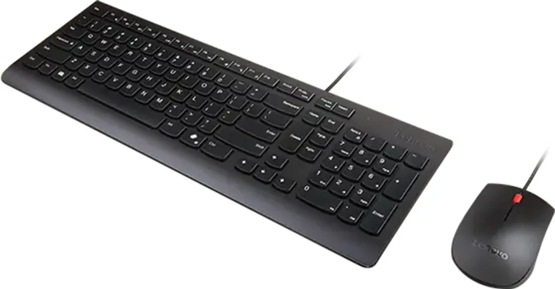 Lenovo Essential Wired Combo 4X31R64439 Toetsenbordset - Zwart