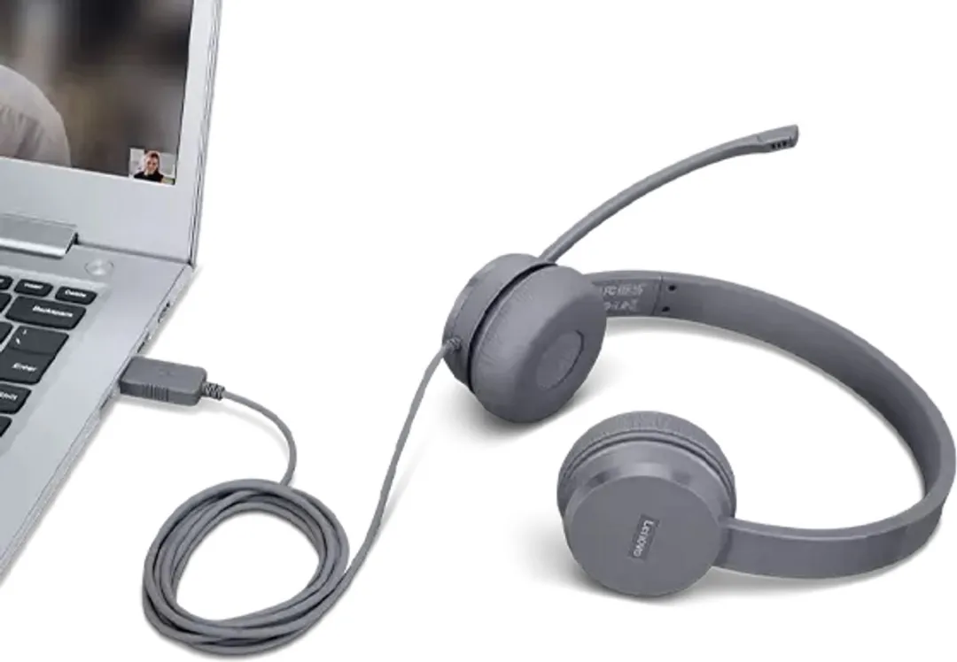 Lenovo Select GXD1D09516 Stereoheadset - USB - Zwart - afbeelding 4 van 5